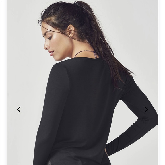 Martha Tunic Fabletics Black Medium 6-8 - Picture 2 of 6